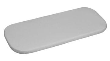 BabyMatex Frotirna rjuha za vzmetnico za zibelko 90x40x4 siva