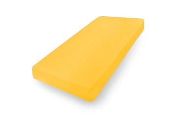 BabyMatex Rjuha iz džersija 70x140x10 PREMIUM rumena