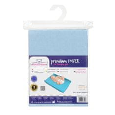 BabyMatex Prevleka za previjalno mizo JERSEY 50x70/80 svetlo modra