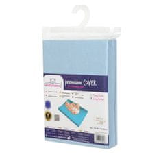 BabyMatex Prevleka za previjalno mizo JERSEY 50x70/80 svetlo modra