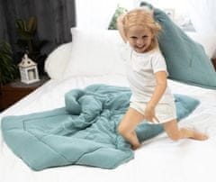 BabyMatex Otroška odejica 100x135 + vzglavnik 40x60 MUSLIN zelena