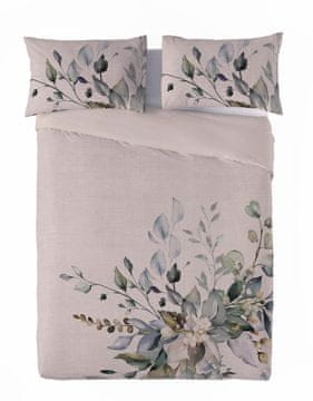 Posteljnina iz lana LANEN Print 160x200 Bunch 03