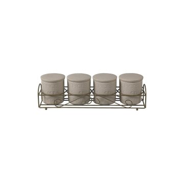 MAESTRO  Maestro komplet 4 posodic za začimbe MR2002804CS