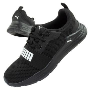 Puma Jr žično tekstilno tekaško obutev črne barve [374216 01] velikost 29