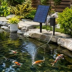 HOME & MARKER® Solarni prezračevalnik za ribnik, 2,5 W, IP65, črpalka z mikro mehurčki za oksigenacijo vode do 500 L | SUNPUMP