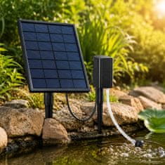 HOME & MARKER® Solarni prezračevalnik za ribnik, 2,5 W, IP65, črpalka z mikro mehurčki za oksigenacijo vode do 500 L | SUNPUMP