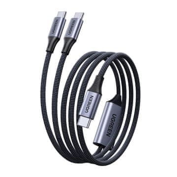 Ugreen L533 USB-C-2x USB-C kabel 2 m 140 W