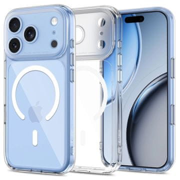Tech-protect MagPeak MagSafe CC ovitek za iPhone 17 Pro / 18 Pro, prozoren