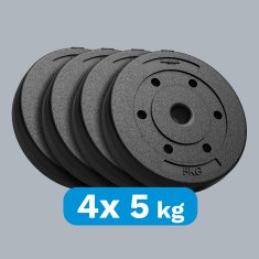 Rebel Komplet bitumenskih obtežilnih plošč 4x5kg 20kg 31mm