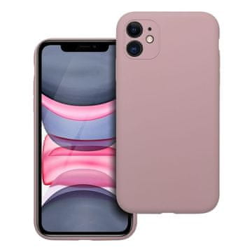 OEM Silikonski etui za iPhone 11, debeline 2 mm, v barvi pudrasto roza