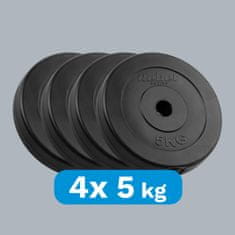 Rebel Bitumenski komplet za obtežitev 4x5kg 20kg luknja 31mm klasična plošča