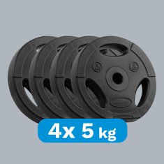 Rebel Bitumenski komplet za obremenitev 4x5kg 20kg luknja 31mm ploščati ročaji