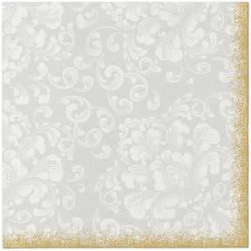 Premium Airlaid prtički, "Rococo", 1/4, 40 x 40 cm 50 kosov.