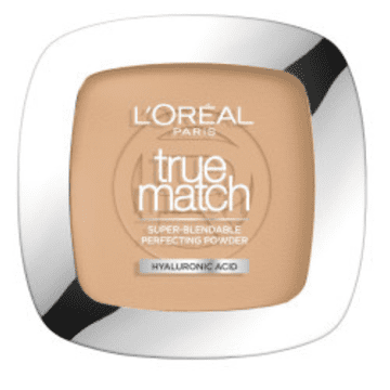 772035 L'Oréal True Match puder za obraz s hialuronsko kislino 3D/3W zlato bež