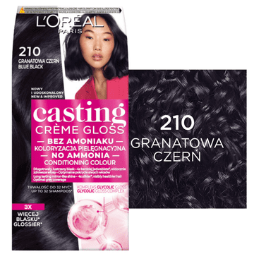 125557 L'Oreal Paris Casting Creme Gloss 210 Temno modra