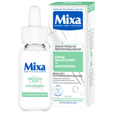 136974 Mixa Lab Serum proti nepravilnostim s salicilno kislino in niacinamidom 30 ml