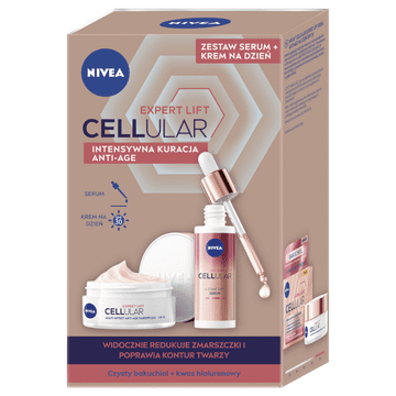 095202 Nivea 2-paket - dnevna krema in serum CELLULAR EXPERT LIFT
