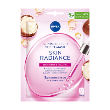 374154 NIVEA SKIN RADIANCE Maska za obraz z osvetljevalnim serumom