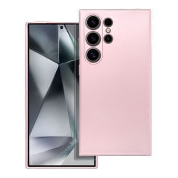 OEM Etui za Samsung S24 ULTRA v roza barvi z metalnim učinkom
