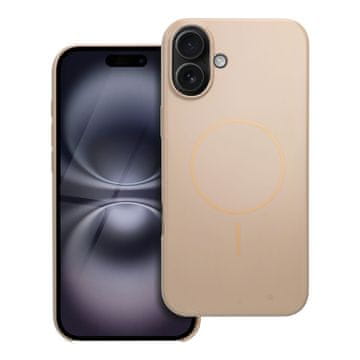 OEM Ohišje za iPhone 16 PLUS Glossy Mag Cover, združljivo z MagSafe, zlato