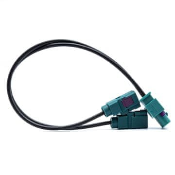 Adapter za antenski priključek 2xFAKRA-2xFAKRA za Audi, Mercedes, BMW, VW, Opel, Peugeot, Renault