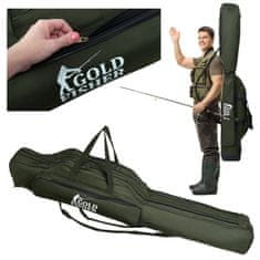 Gockowiak Gold Fisher torbica za ribiško palico 140 cm s 3 predelki