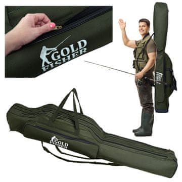 Gockowiak Gold Fisher torbica za ribiško palico 140 cm s 3 predelki