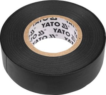 YATO Električni izolacijski trak 19mmx20mx0.13mm, črn YT-8165