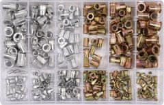 YATO Komplet zakovic, mešanica jekla, aluminija M3-M10, 300 kosov YT-36480