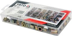 YATO KOMPLET JEKLENIH KOVIČNIH MATIC M3-M10, 150 KOSOV YT-36481