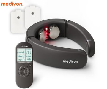 Medivon SMART EMS mišični elektrostimulator, EMS mišična terapija, funkcija gretja +2 elektrodi + daljinec