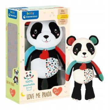 Clementoni Interaktivna plišasta igrača Panda Love Me 0m+
