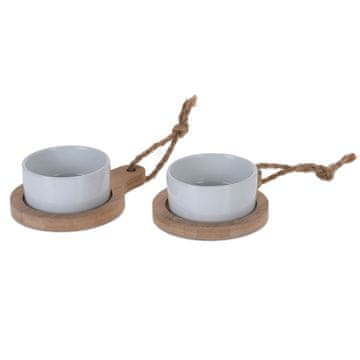Excellent Houseware Komplet servirnih skled s stojalom