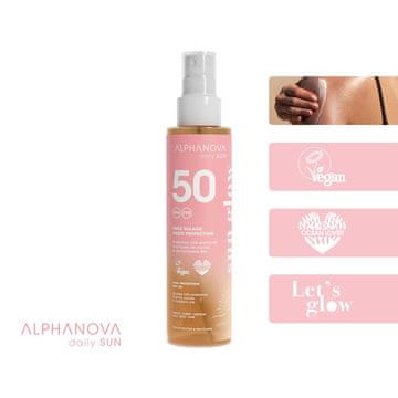 Alphanova Daily Sun Glow olje za sončenje SPF50, 125 ml