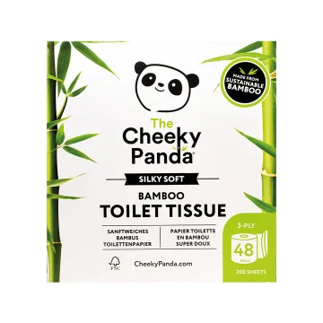 The Cheeky Panda 48 rolic 100% bambusovega hipoalergenega toaletnega papirja