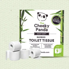 100% bambusov toaletni papir, Cheeky Panda, 9 rolic, FSC, hipoalergen