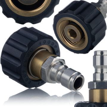 Rosfix Vtič / hitri priključek za Kärcher HD HDS čistilnike M22x1,5 mm (M22*1,5 14 mm-1/4QC)