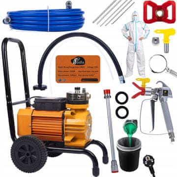 Rosfix lakirna enota Strong Blue Storm SBS03 3500W 22MPA 18L/min + 20L sito + delovna obleka + čistilne palice