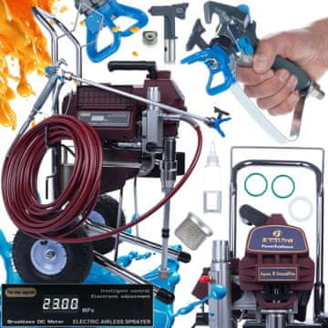 Razpršilec barve Zenthril Apex B StandPro, 2500 W 20 MPa 0,031", 3,2 l/min, serija PowerXcellence