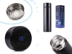 TERMOS SKODELICA THERMOS SMART LED 500ML ČRNA