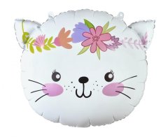 GoDan Folija balon z motivom mucka 44x35 cm (glava) BF-HKOT