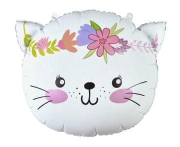 GoDan Folija balon z motivom mucka 44x35 cm (glava) BF-HKOT