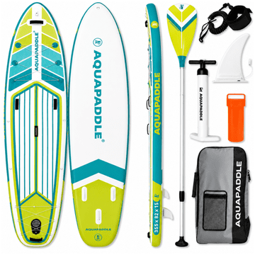 SUP deska AquaPaddle 355x82x15 cm veslo s črpalko, nahrbtnik 200 kg