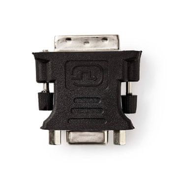 Nedis DVI adapter | DVI-I 24+5-polni moški | VGA ženski 15p | Ponikljano | Naravnost | PVC | Črna | Škatla