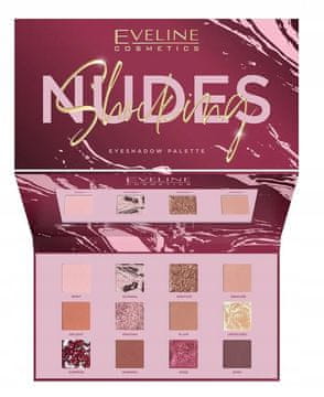 Eveline Cosmetics Eveline Shocking Nudes - 12-barvna paleta senčil za oči z ogledalom