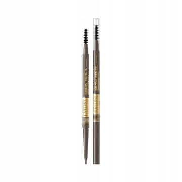 Eveline Cosmetics Eveline Micro Precise svinčnik za obrvi 03 temno rjava ultra tanka
