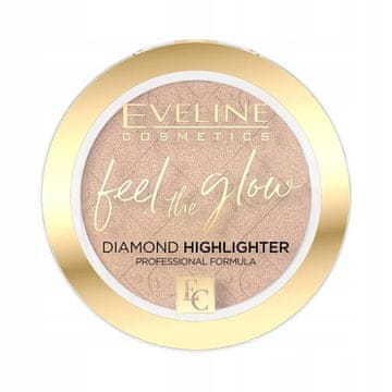 Eveline Cosmetics Eveline Feel The Glow diamantni osvetljevalec 01 bleščeče zlato 4,2 g
