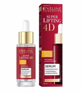 Eveline Super Lifting 4D posvetljevalni serum za razbarvanje 30 ml