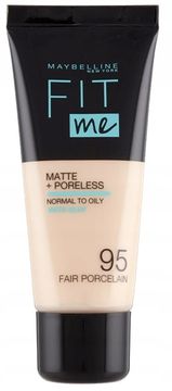 L’Oréal Maybelline Fit Me Matte+Poreless matirajoči tekoči puder 95 30 ml