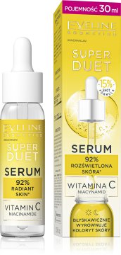 Eveline Cosmetics Eveline Super Duet serum z vitaminom C za sijaj in enakomeren ten kože